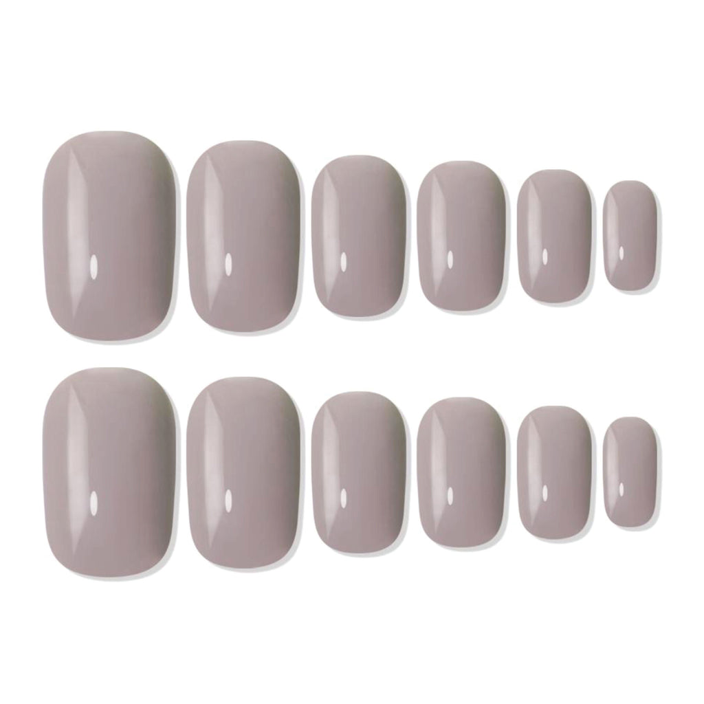 Shills Professional Reusable Square Press On Nails - Nude