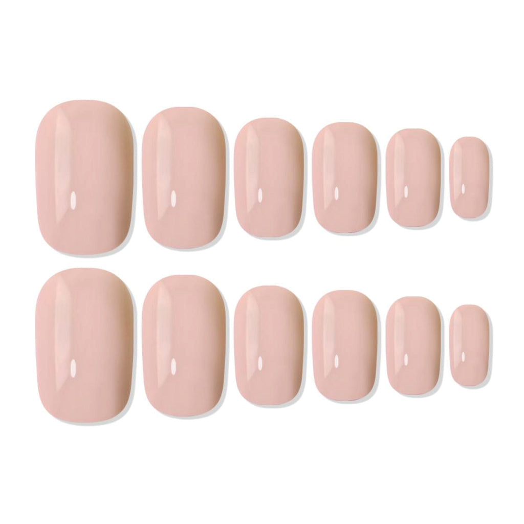 Shills Professional Reusable Square Press On Nails - Peach