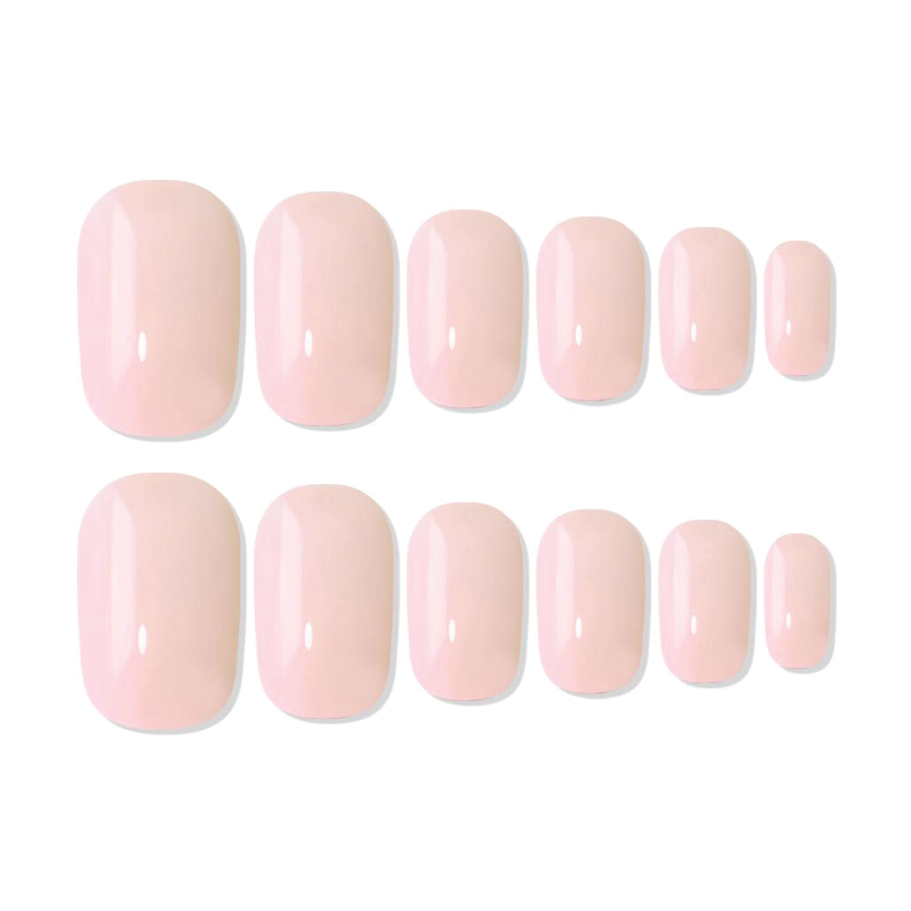 Shills Professional Reusable Square Press On Nails - Beige