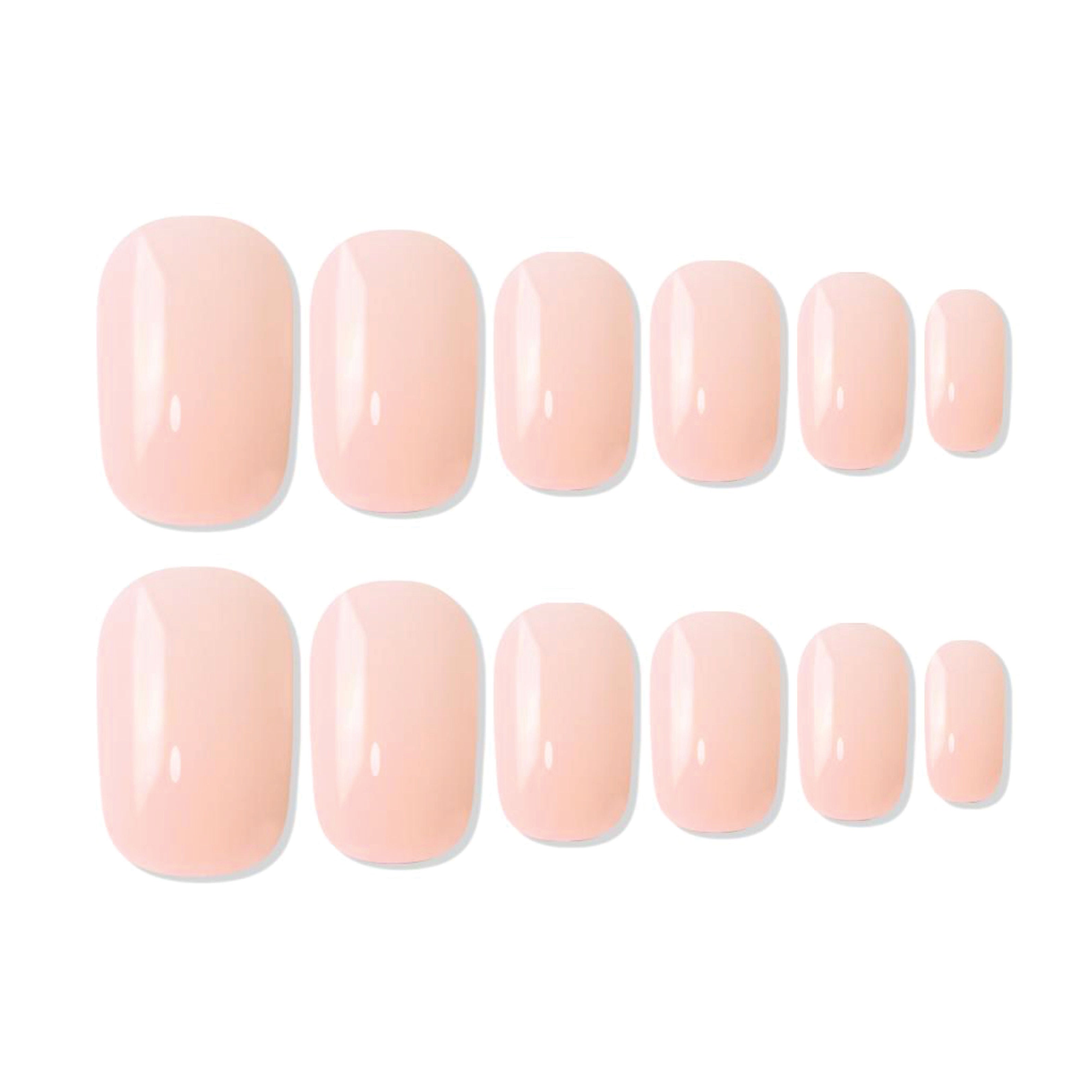 Shills Professional Reusable Square Press On Nails - Pink