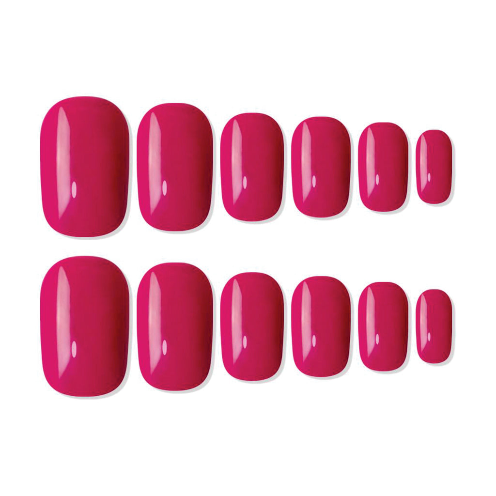 Shills Professional Reusable Square Press On Nails - Pink