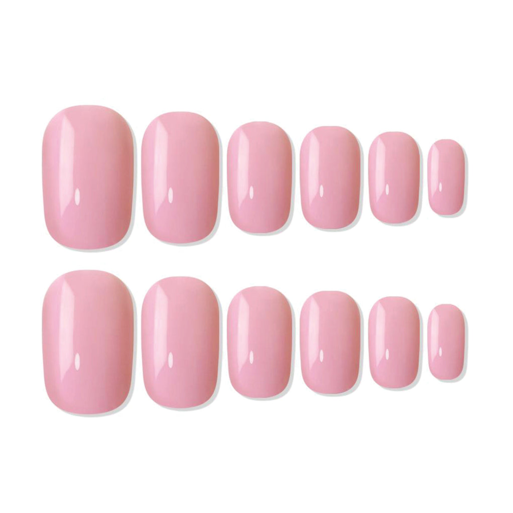Shills Professional Reusable Square Press On Nails - Pink