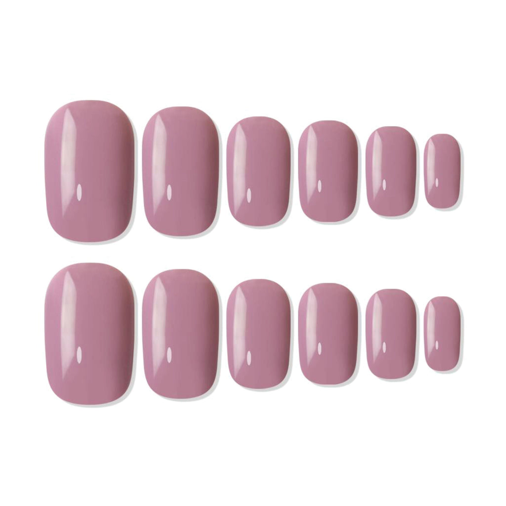 Shills Professional Reusable Square Press On Nails - Lavender