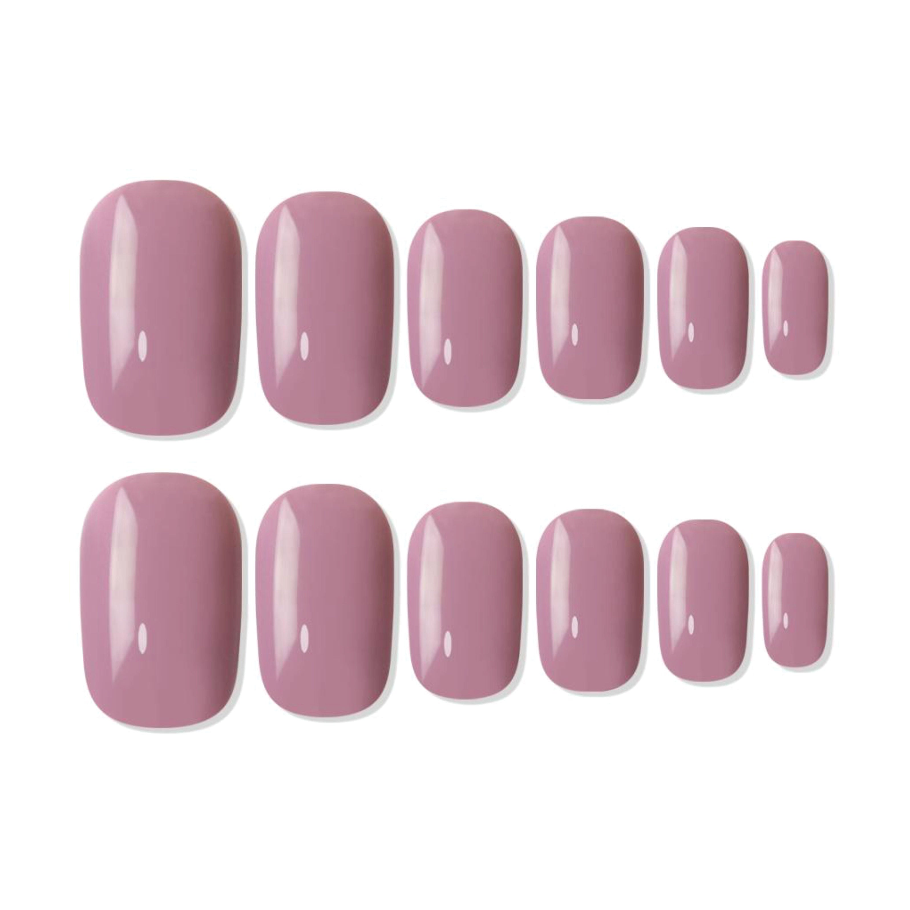 Shills Professional Reusable Square Press On Nails - Lavender