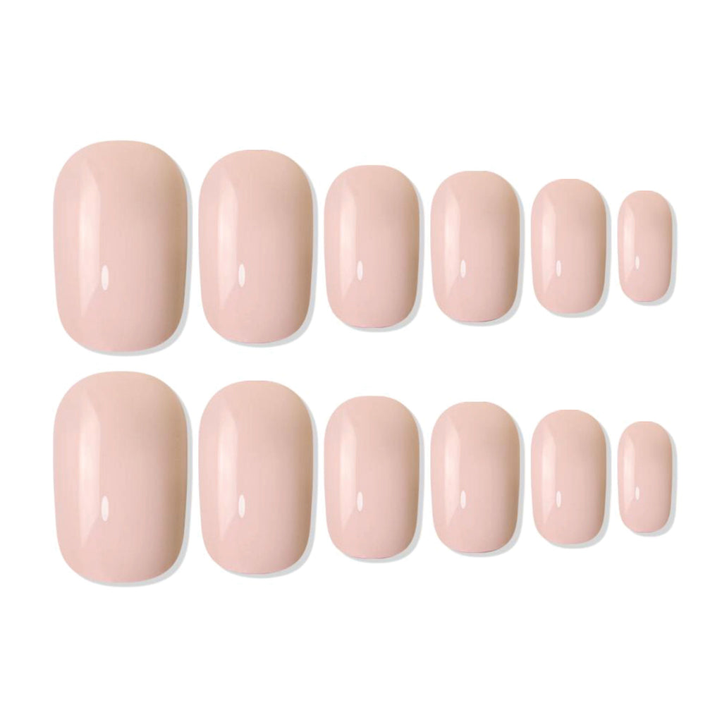 Shills Professional Reusable Square Press On Nails - Peach