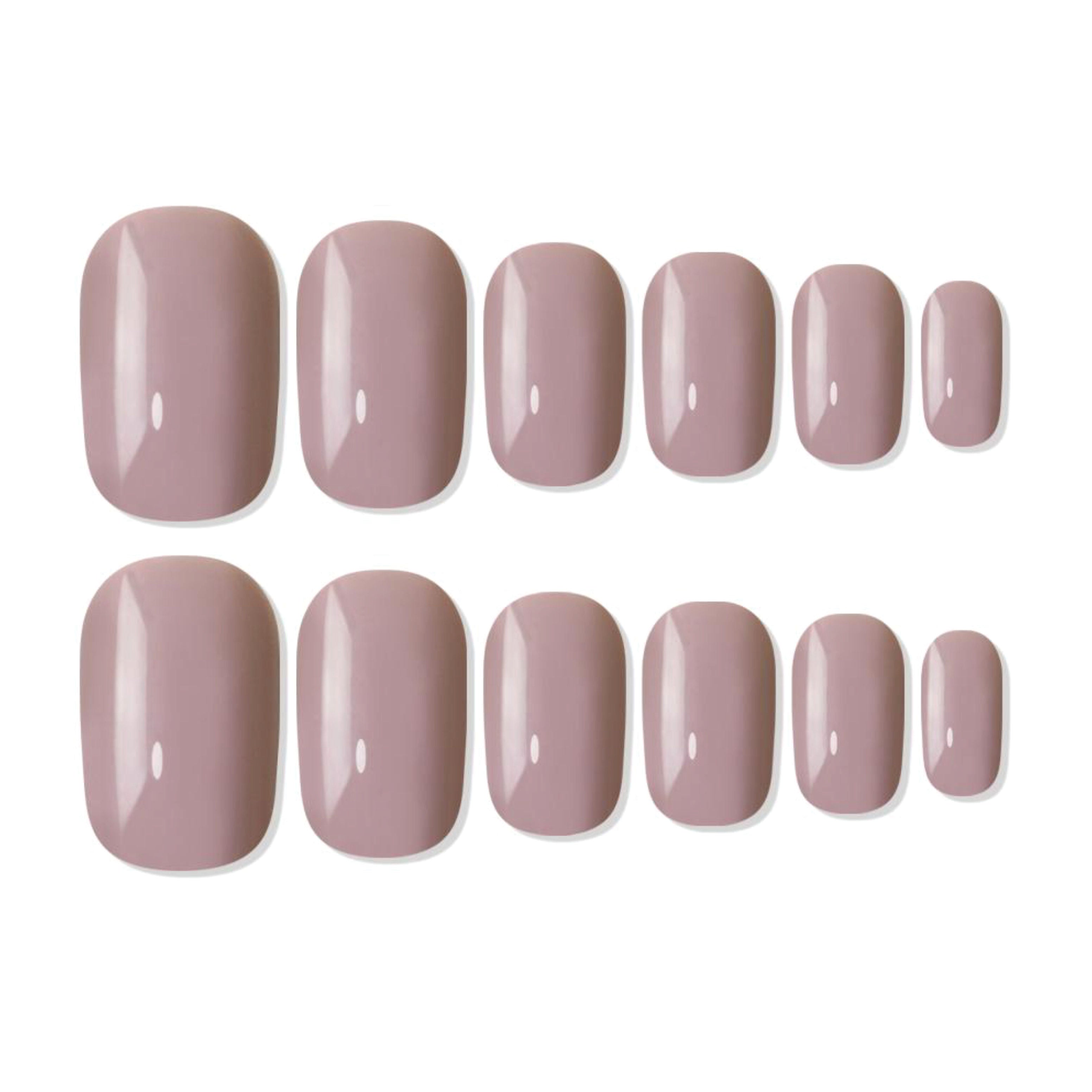 Shills Professional Reusable Square Press On Nails - Lavender