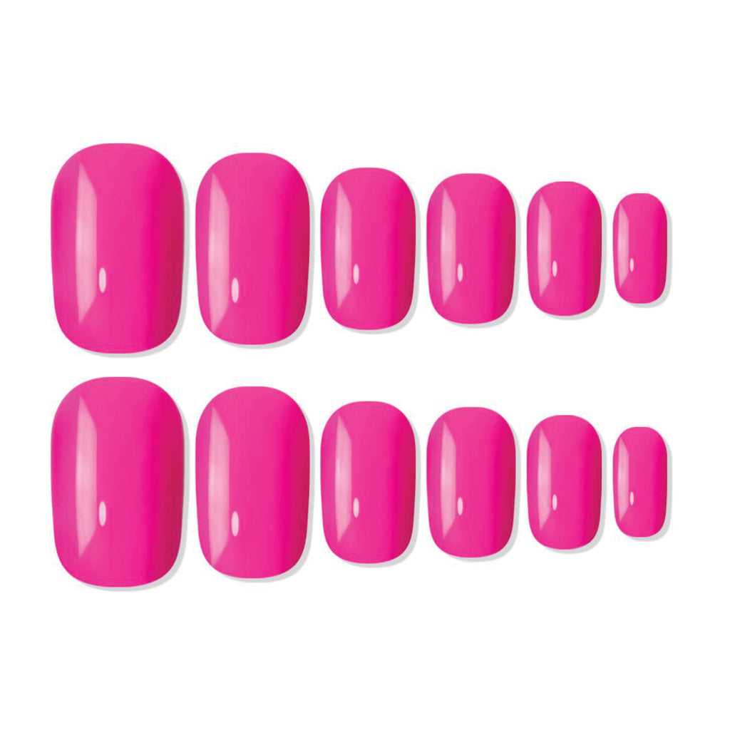 Shills Professional Reusable Square Press On Nails - Pink