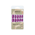 Shills Professional Reusable Square Press On Nails - Purple