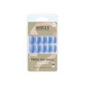 Shills Professional Reusable Square Press On Nails - Blue