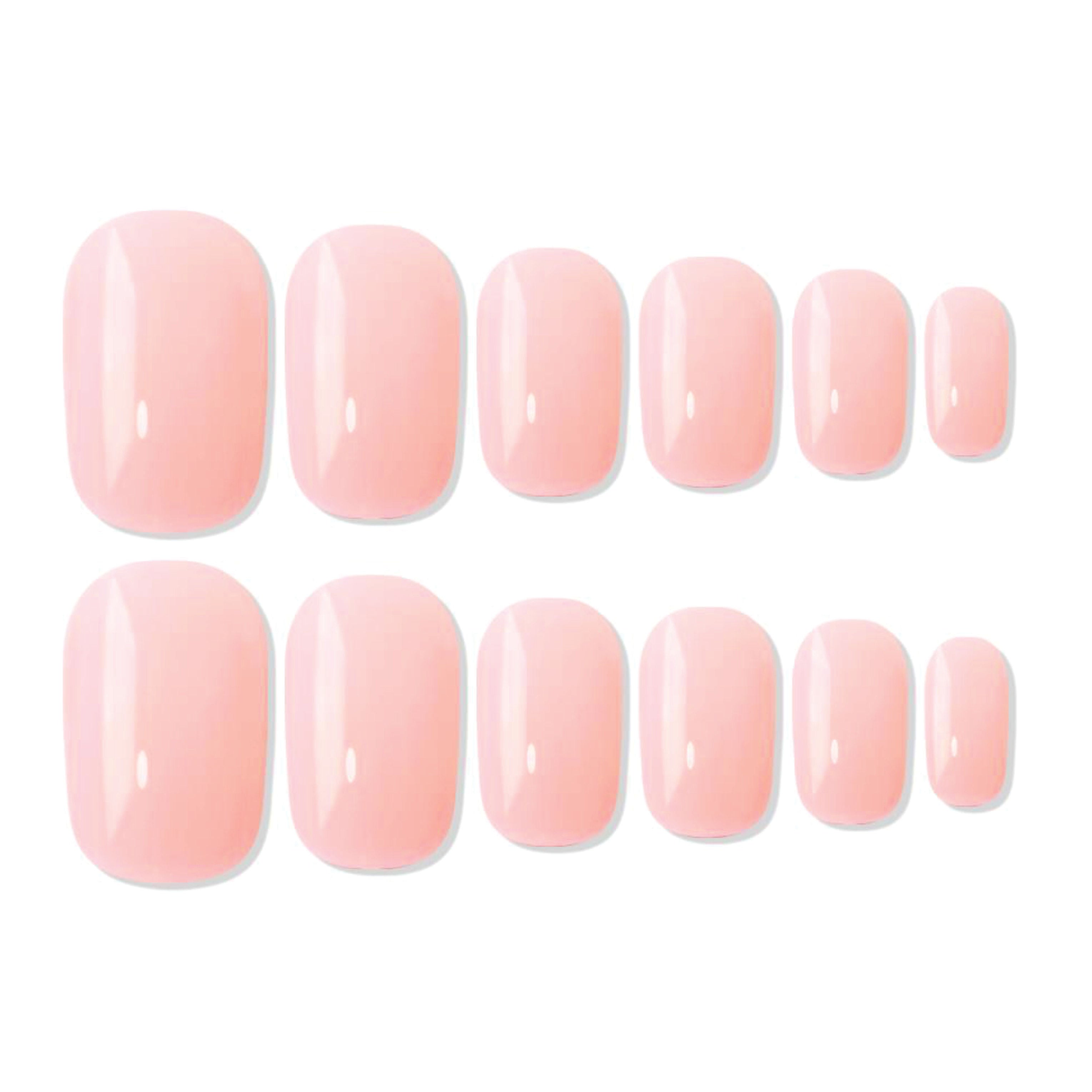 Shills Professional Reusable Square Press On Nails - Peach
