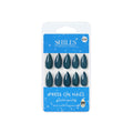 Shills Professional Reusable Almond Press On Nails - Turquoise