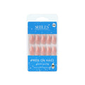 Shills Professional Reusable Almond Press On Nails - Peach