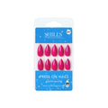 Shills Professional Reusable Almond Press On Nails - Pink