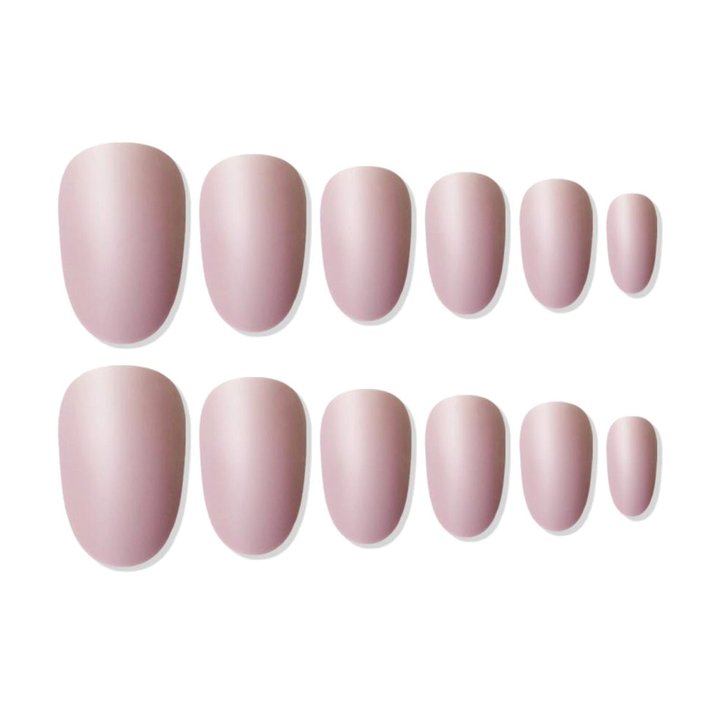 Shills Professional Reusable Oval Press On Nails - Peach