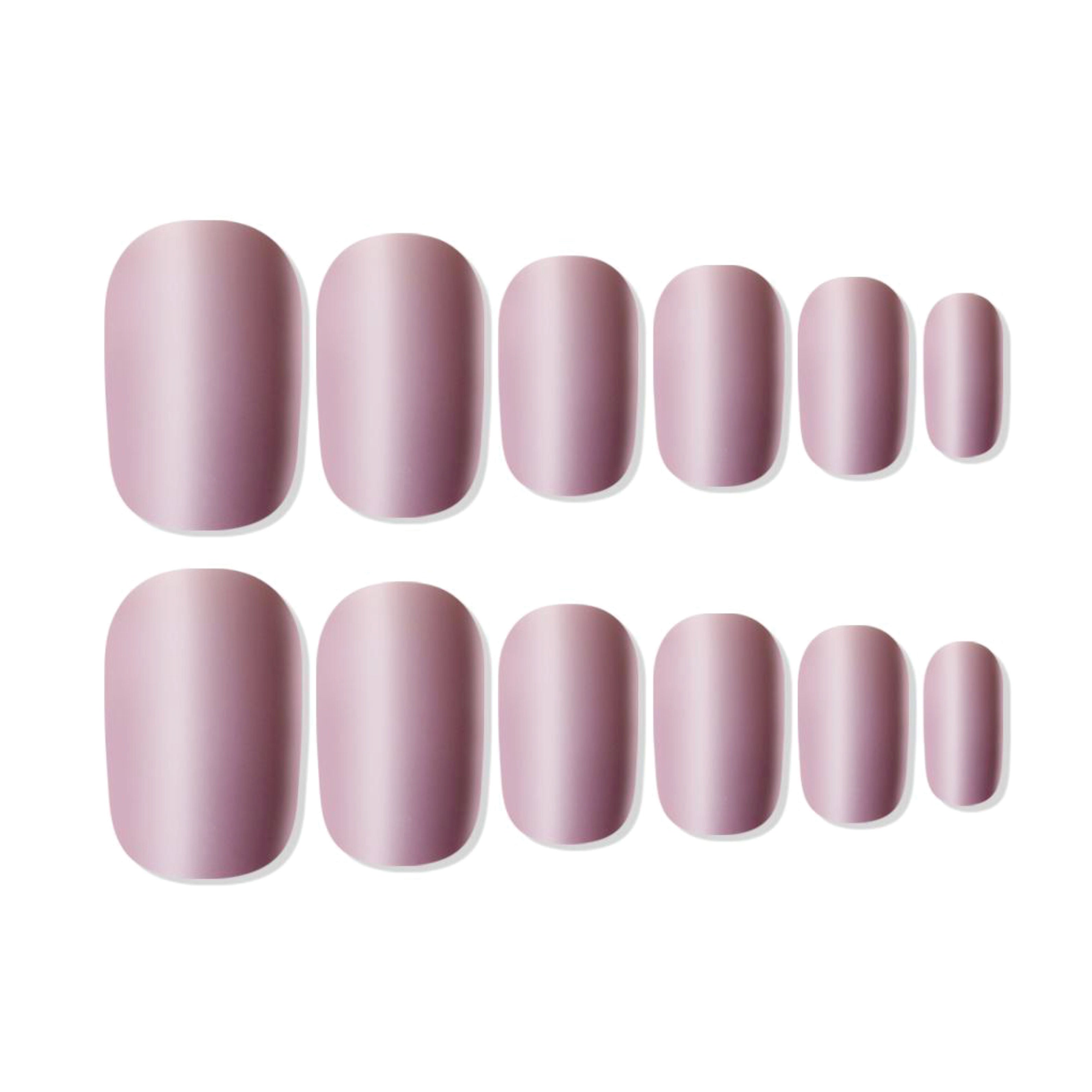 Shills Professional Reusable Square Press On Nails - Peach