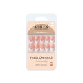 Shills Professional Reusable French Oval Press On Nails - Peach