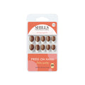 Shills Professional Reusable French Square Press On Nails - Brown