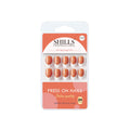 Shills Professional Reusable French Square Press On Nails - Orange