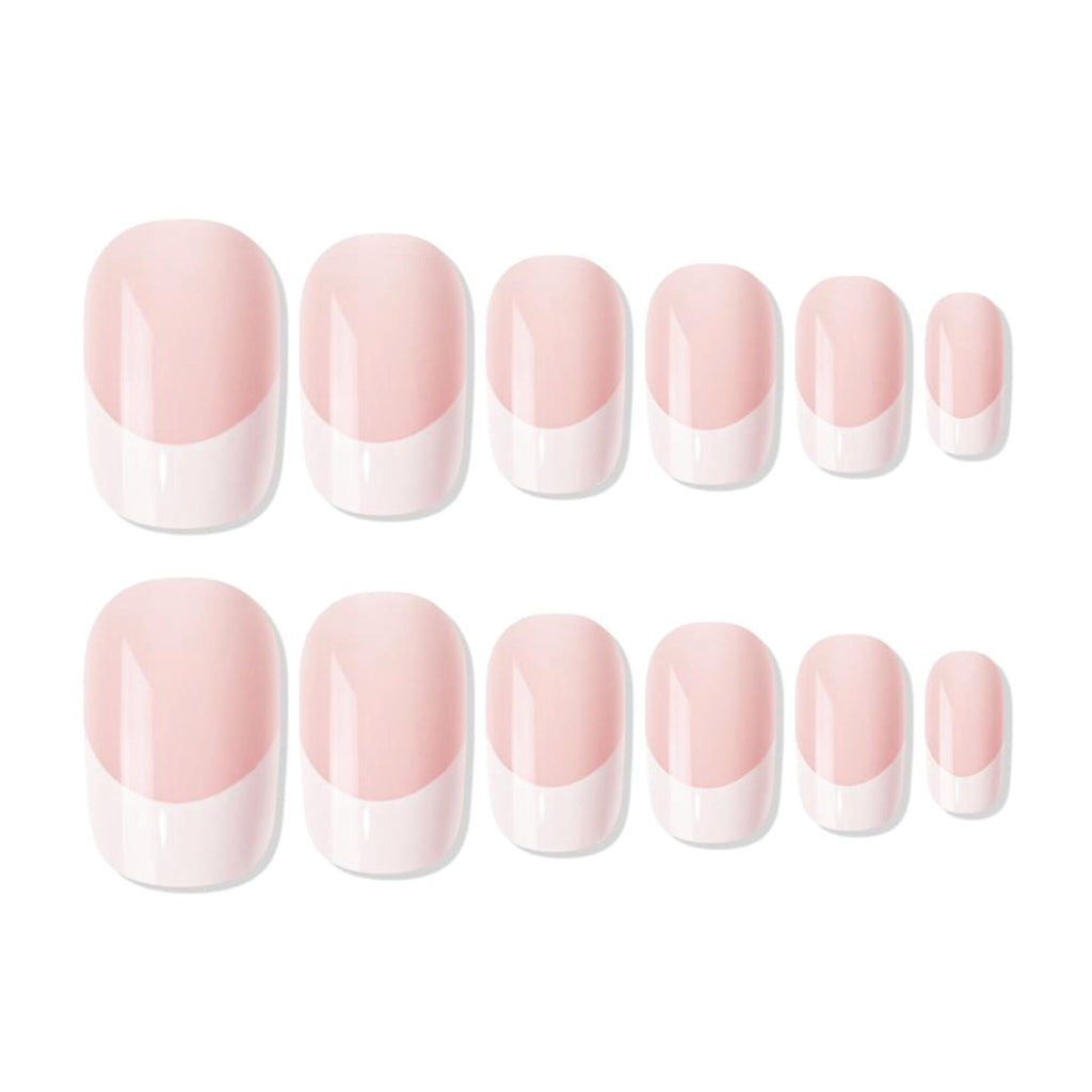 Shills Professional Reusable French Square Press On Nails - Pink