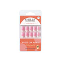 Shills Professional Reusable French Square Press On Nails - Pink