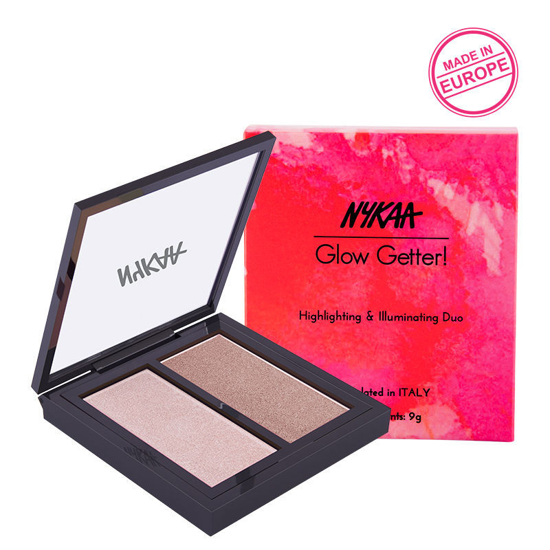 Nykaa Cosmetics Glow Getter Highlighting & Illuminating Duo Palette
