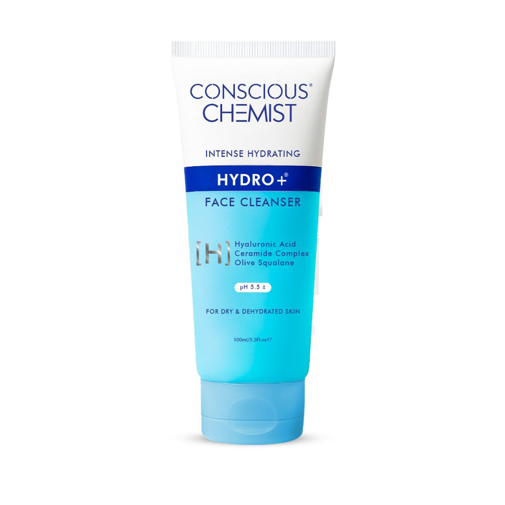 Conscious Chemist Gentle Hydrating Face Wash For Dry Skin with Hyaluronic Acid and Ceramides