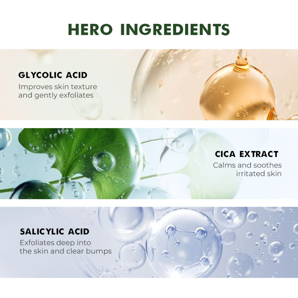 Conscious Chemist Salicylic Acid Face Wash For Oily Acne Prone Skin With Glycolic Acid &CICA Extract
