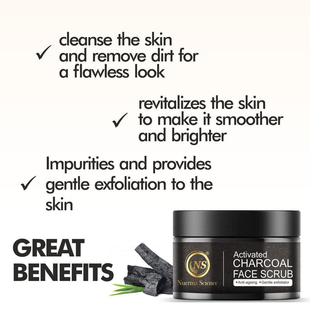 Nuerma Science Activated Charcoal Face Scrub