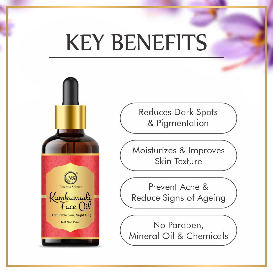 Nuerma Science Kumkumadi Face Oil