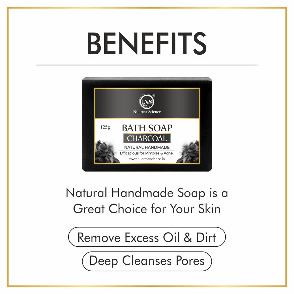 Nuerma Science Natural Charcoal Handmade Soap