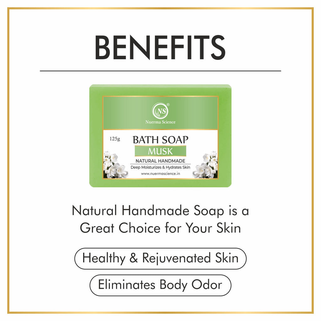 Nuerma Science Natural Musk Handmade Bath Soap