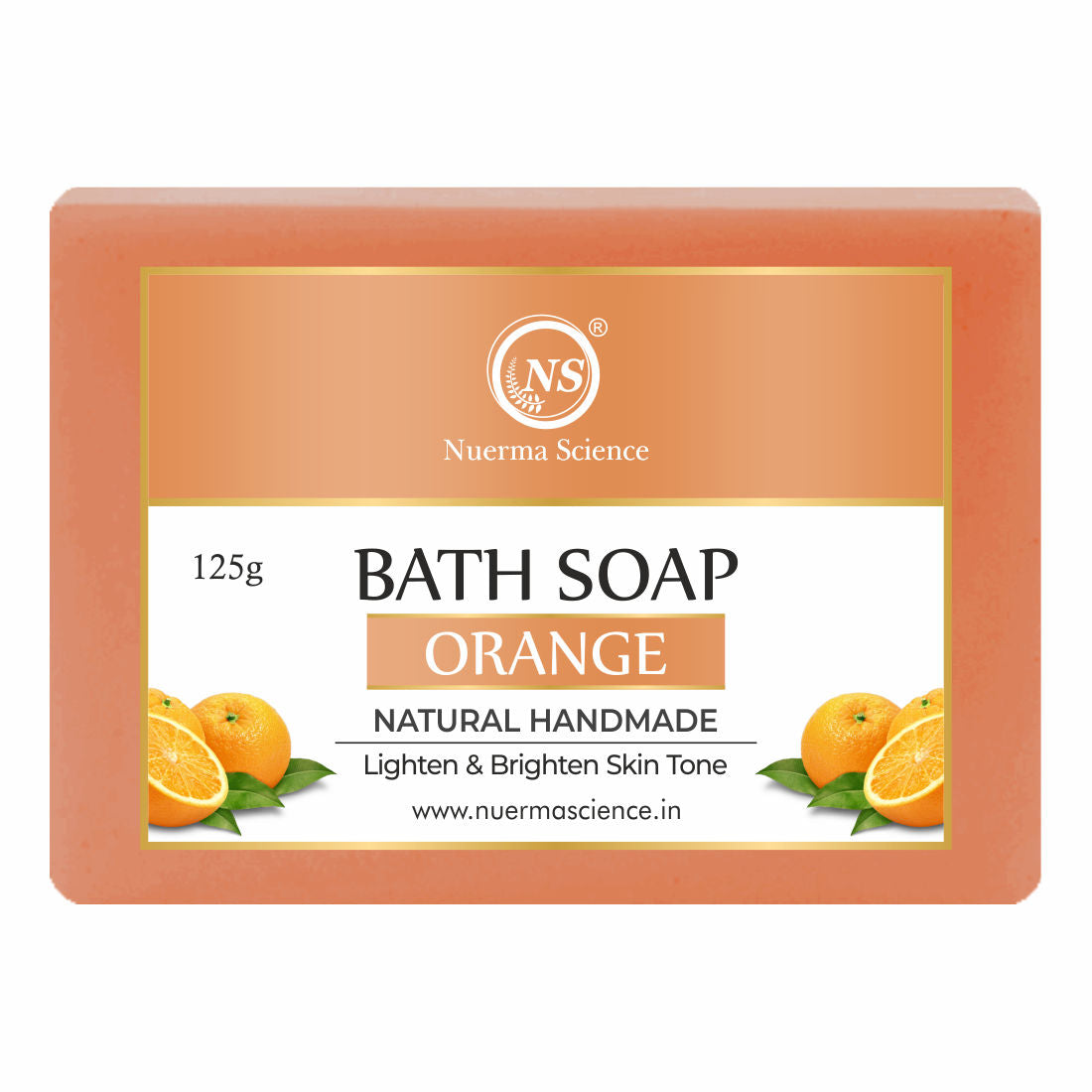 Nuerma Science Natural Orange Handmade Bath Soap