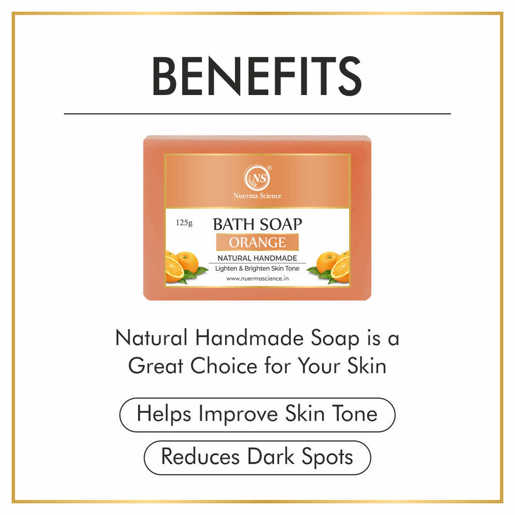 Nuerma Science Natural Orange Handmade Bath Soap
