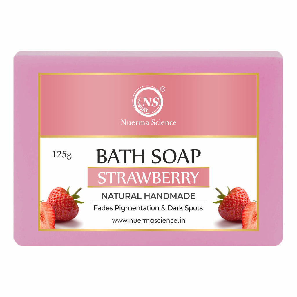 Nuerma Science Natural Strawberry Handmade Bath Soap