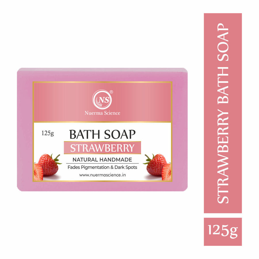 Nuerma Science Natural Strawberry Handmade Bath Soap