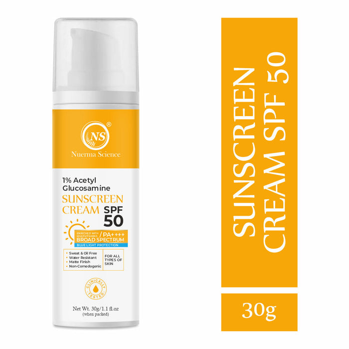 Nuerma Science 1% Acetyl Glucosamine Sunscreen Cream SPF 50 PA++++