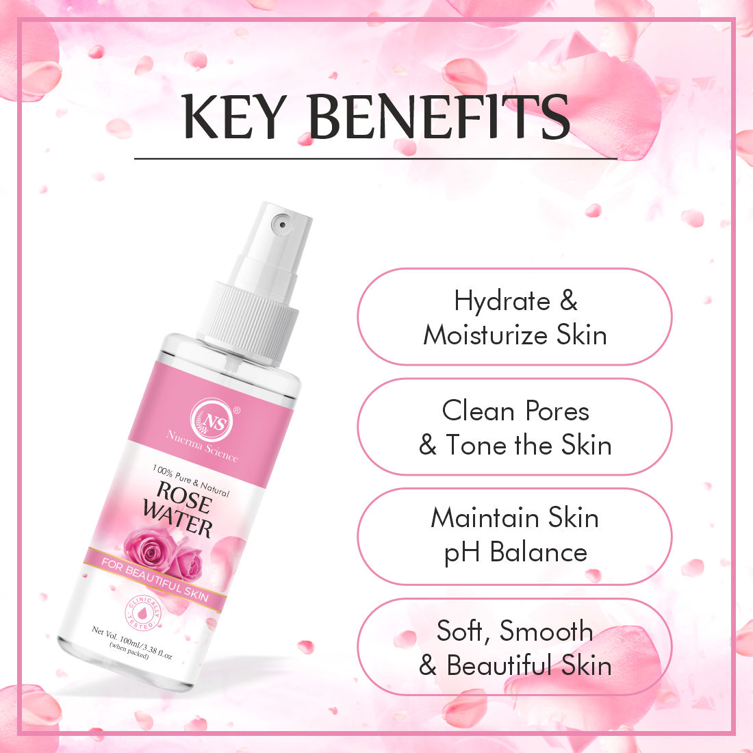 Nuerma Science Rose Water (Gulab Jal)