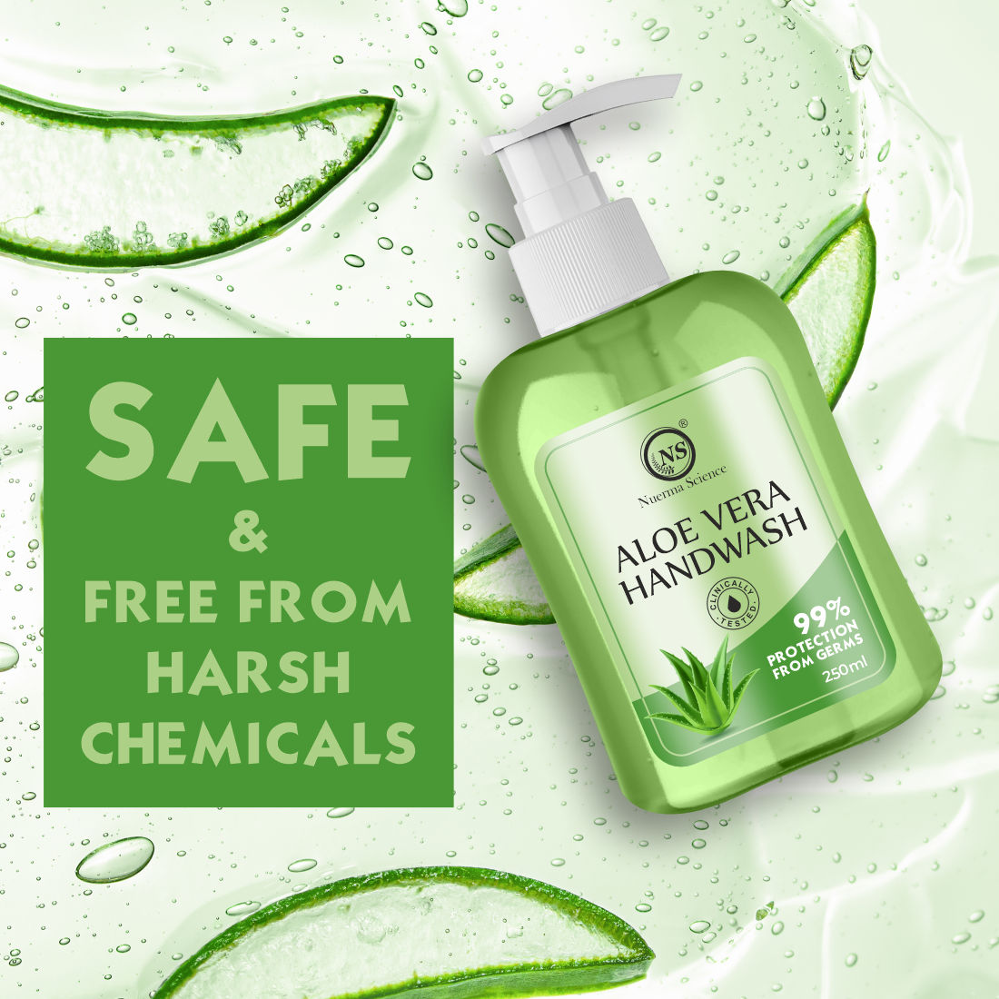 Nuerma Science Advanced Aloevera Hand Wash