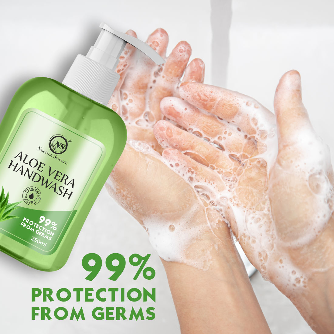 Nuerma Science Advanced Aloevera Hand Wash