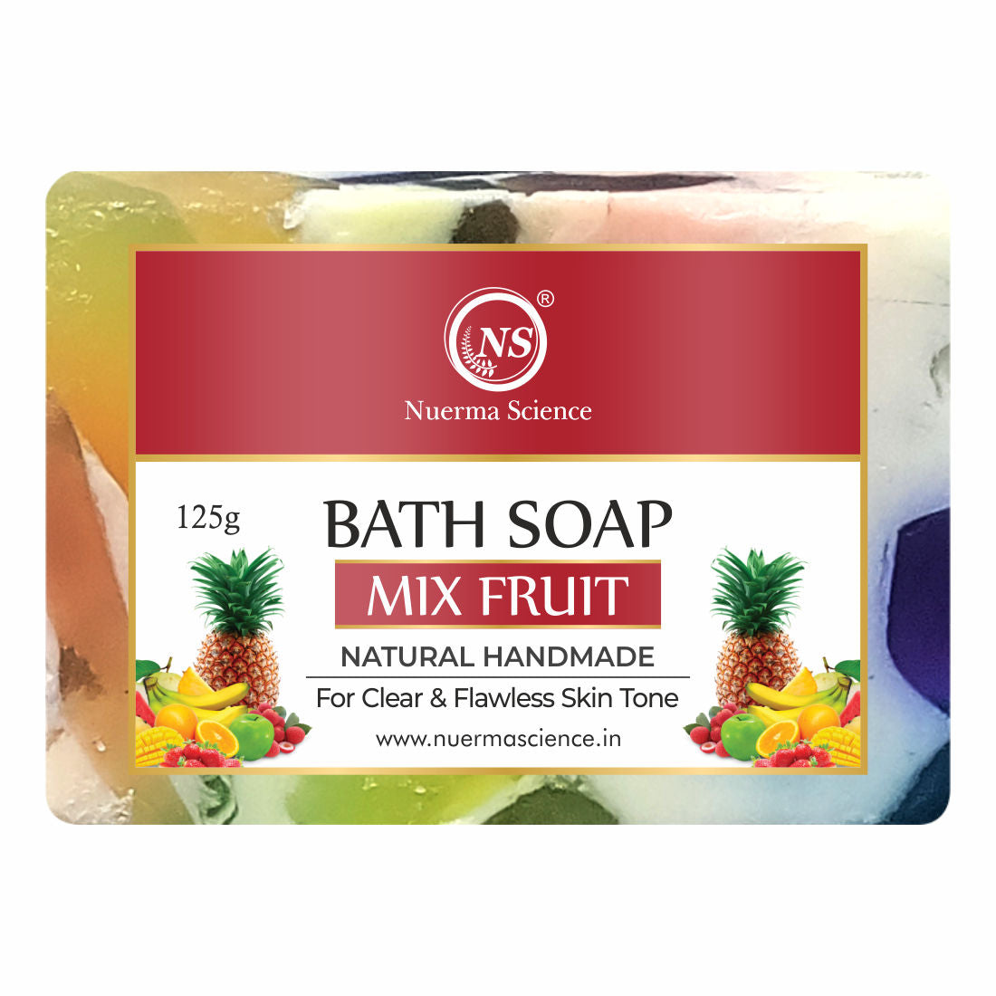 Nuerma Science Natural Mix Fruit Handmade Soap