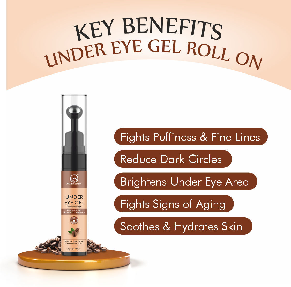 Nuerma Science Under Eye Gel for Dark Circles Removal