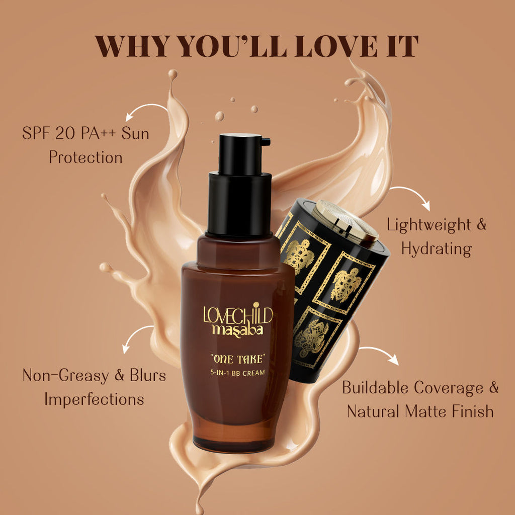 LoveChild Masaba One Take 5-In-1 BB Cream SPF 20 PA++