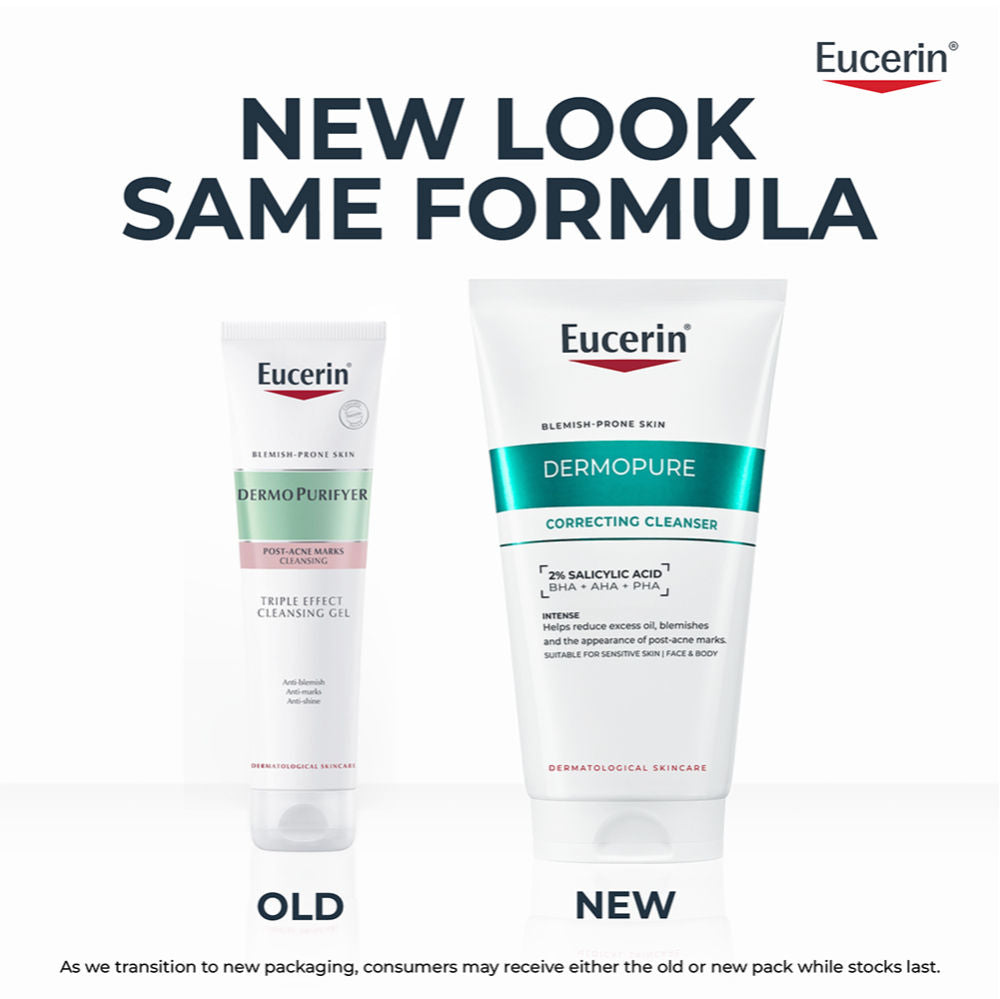 Eucerin Dermopurifyer Oil Control 3X Effect Cleansing Gel For Blemish & Acne-Prone Skin