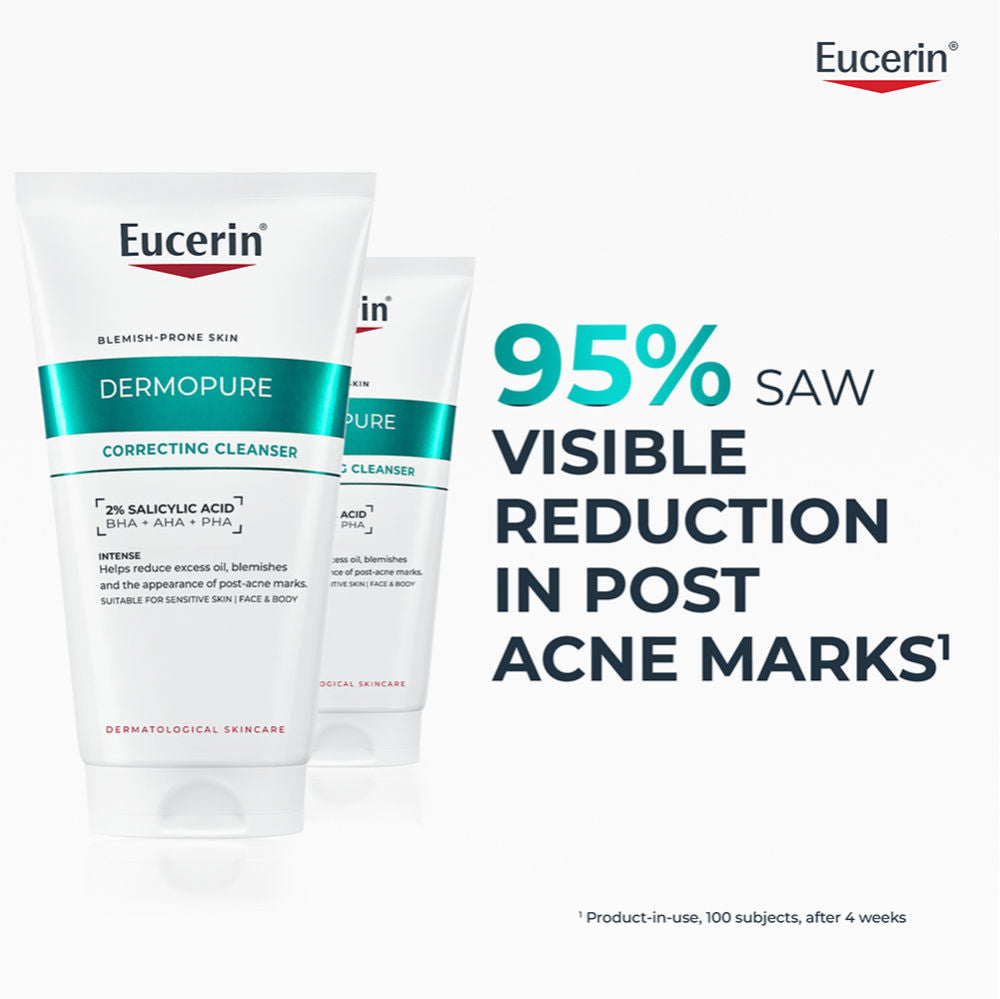 Eucerin Dermopurifyer Oil Control 3X Effect Cleansing Gel For Blemish & Acne-Prone Skin