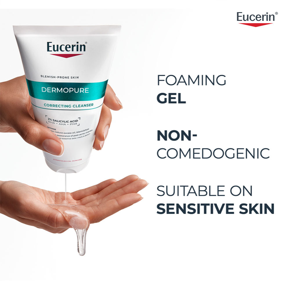 Eucerin Dermopurifyer Oil Control 3X Effect Cleansing Gel For Blemish & Acne-Prone Skin
