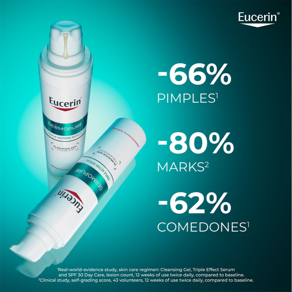 Eucerin DermoPurifyer Oil Control Face Serum-Thiamidol & Salicylic Acid For Acne-Prone Skin