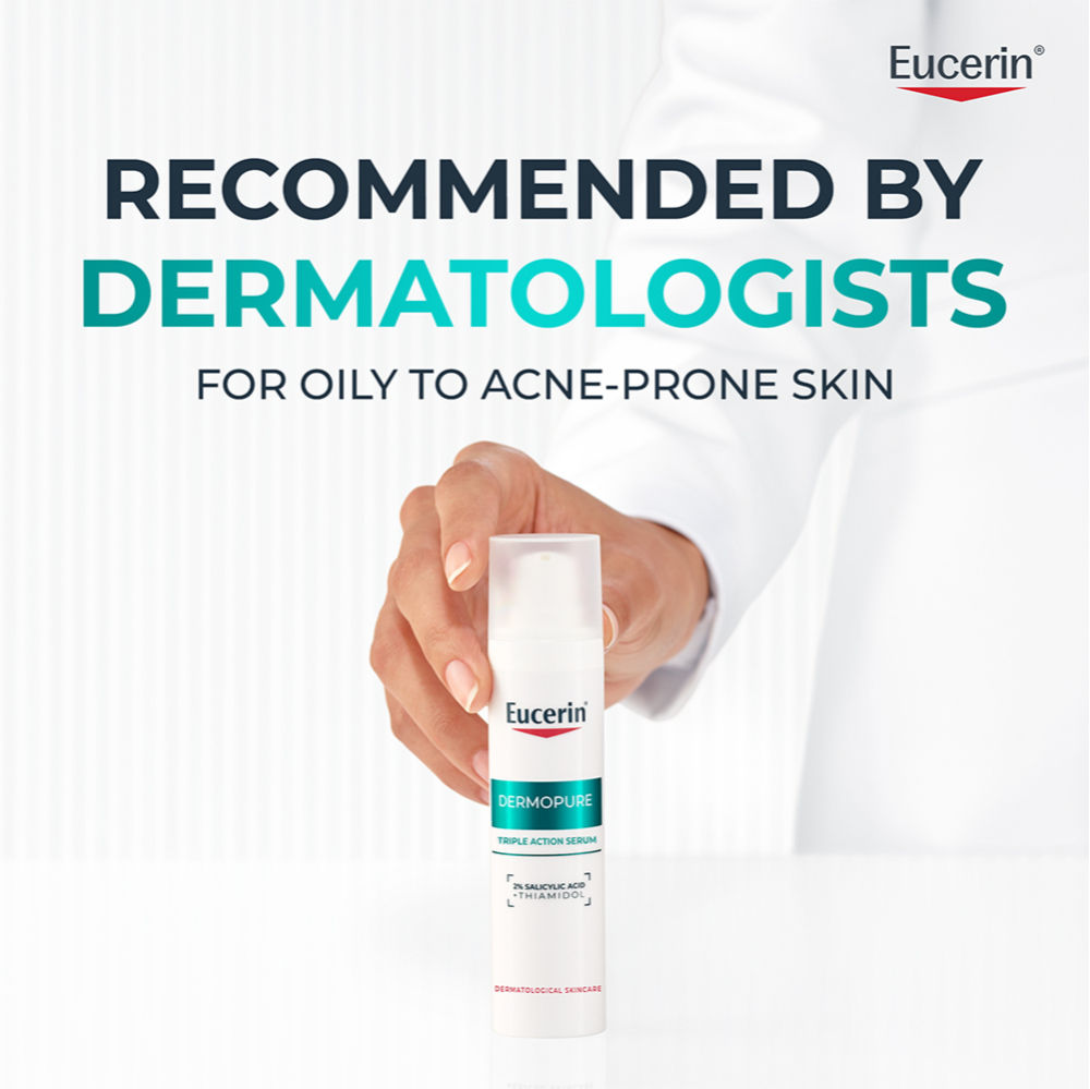 Eucerin DermoPurifyer Oil Control Face Serum-Thiamidol & Salicylic Acid For Acne-Prone Skin