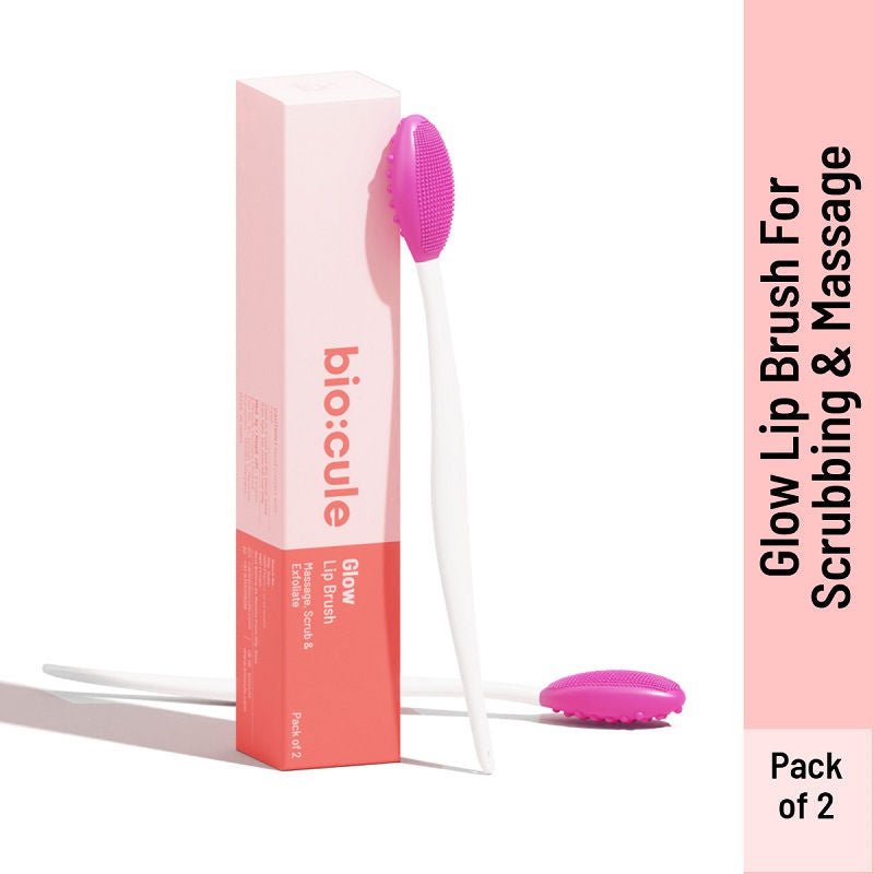Biocule Glow Lip Brush For Lip Scrubbing, Exfoliation & Massage