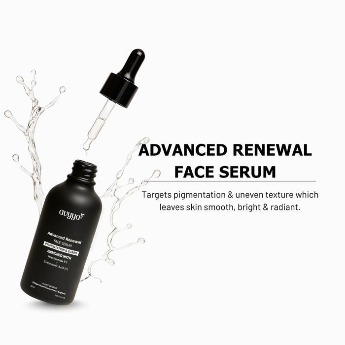 AVYYA Advanced Renewal Face Serum with Ginseng and Niacinamide, Hydrates and Refreshes Skin