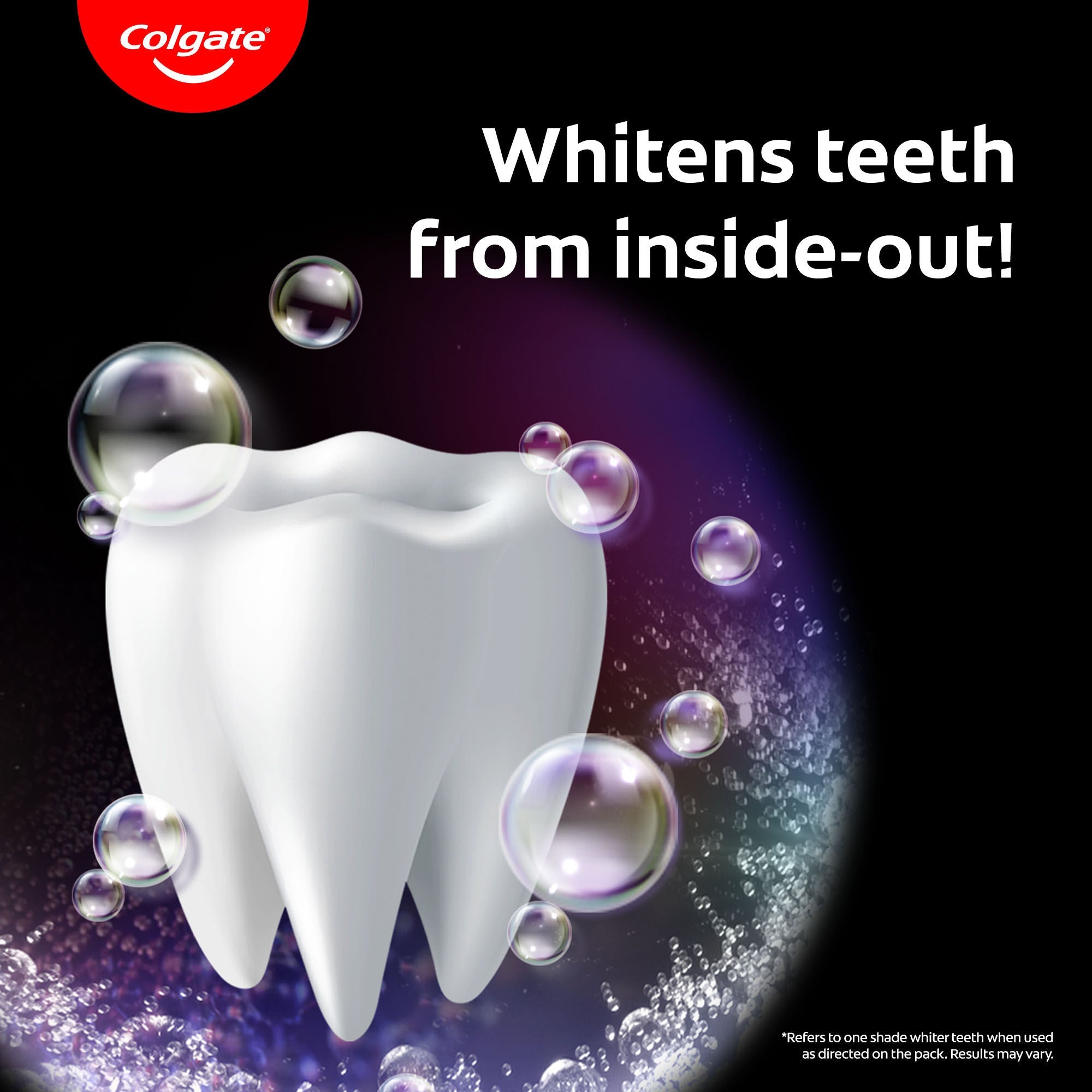 Colgate Visible White O2, Teeth Whitening Toothpaste - Peppermint Sparkle